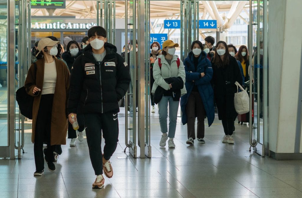 Fine dust masks in Korea
