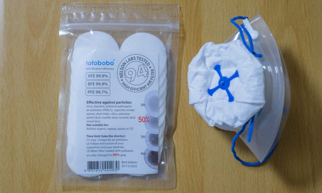 Totobobo Mask Review - Anti-Pollution Mask From Singapore 1 Totobobo F94 Pro99 Filter