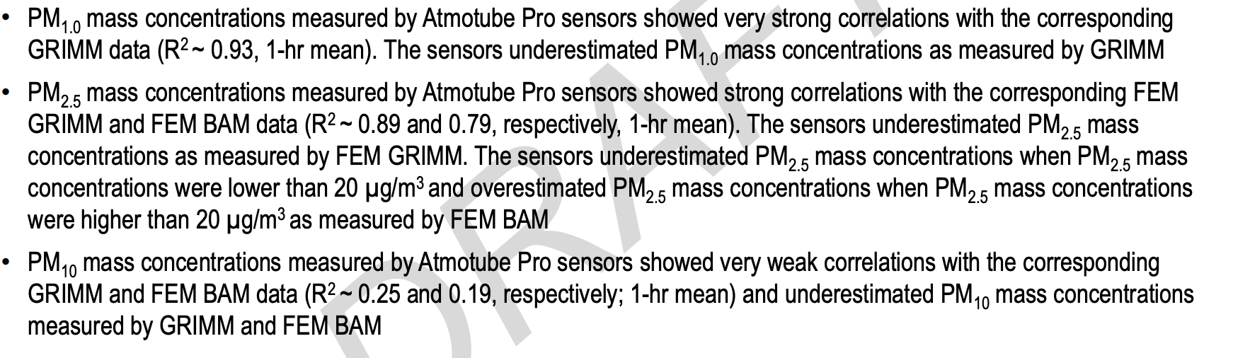 AQMD Atmotube Accuracy
