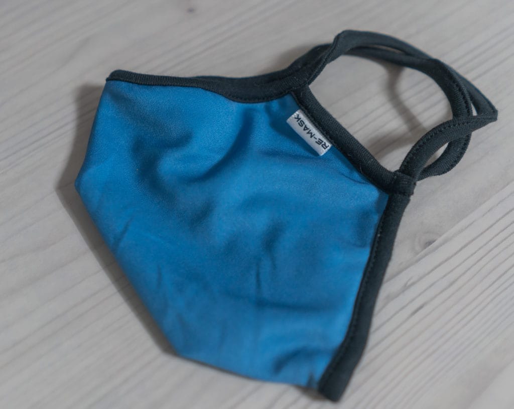 Re-Mask Sports. An Affordable Reusable Mask For Sports 1 Re Mask Street in Blue