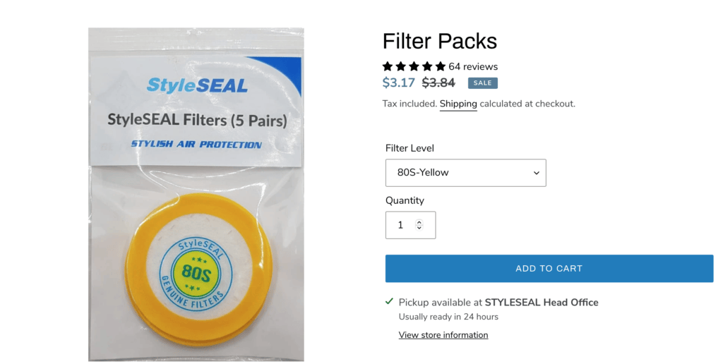 Styleseal Filter Price