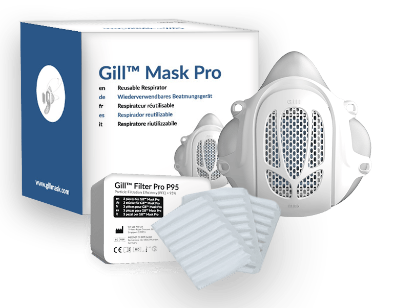 Gill Mask pro with box and filters