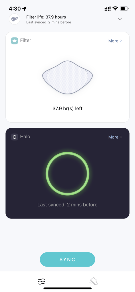 Airpop App Filter Lifespan