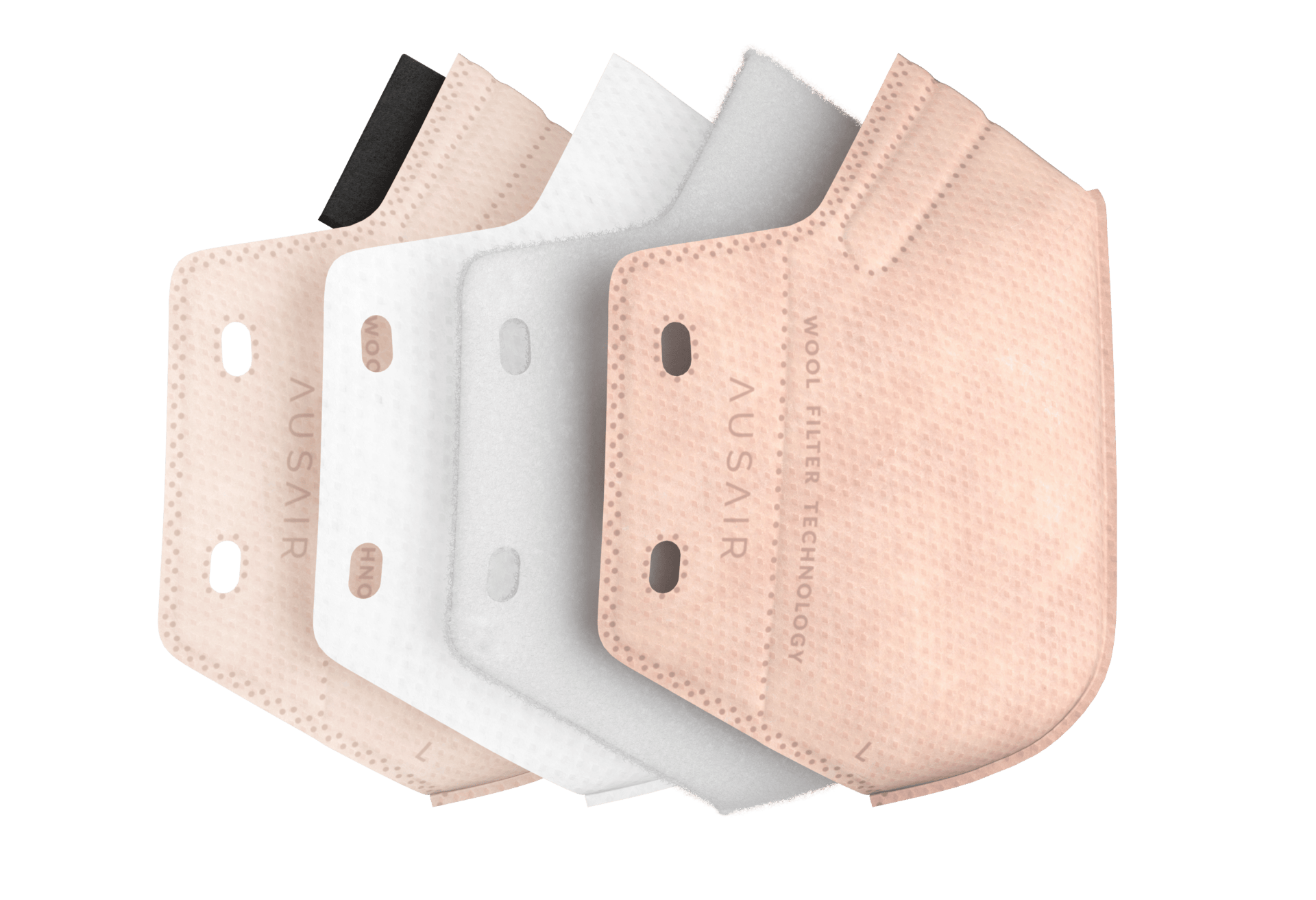 Ausair Airweave Merino Mask Review - The Best Daily Mask? 4 AusAir AirWeave Filter Exploded View