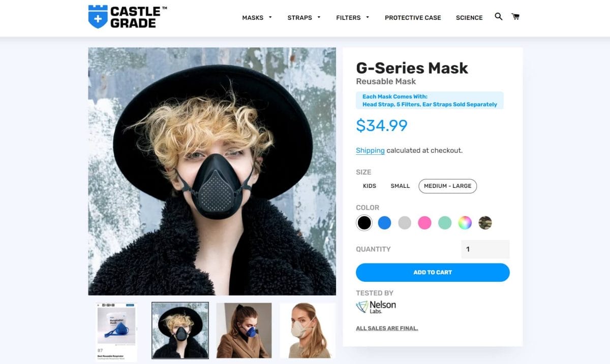 G Series Mask Price