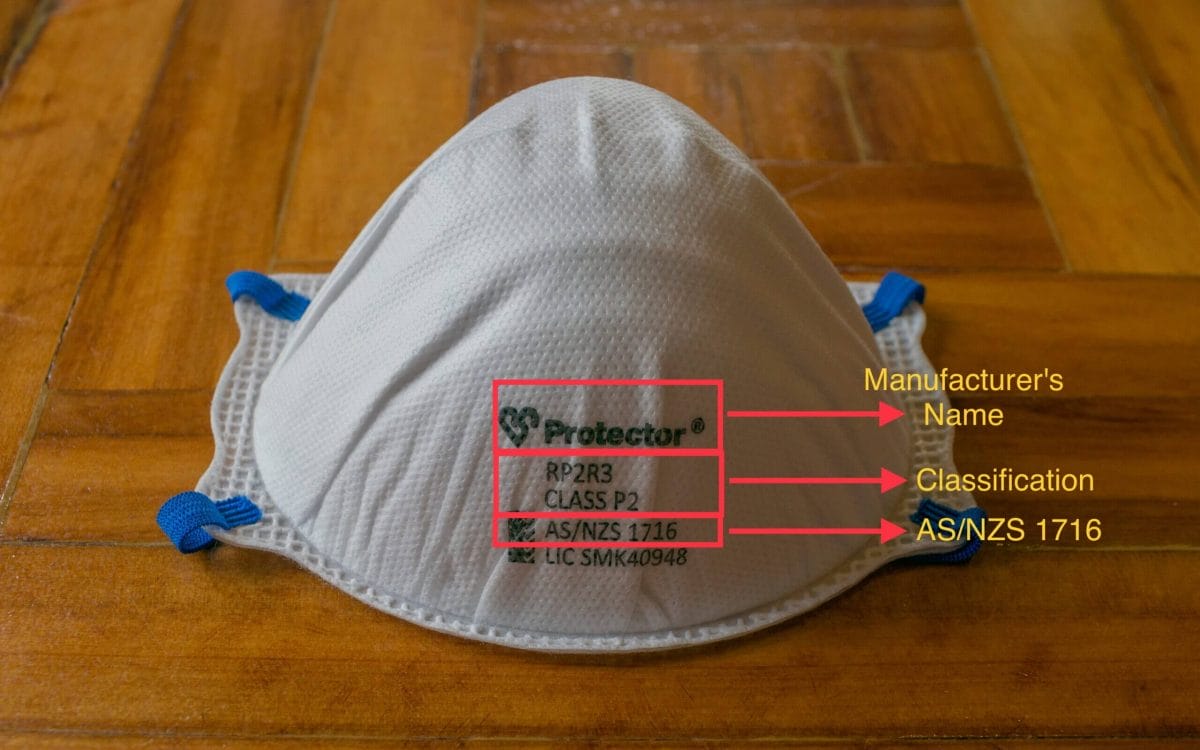 P2 Mask Required Markings