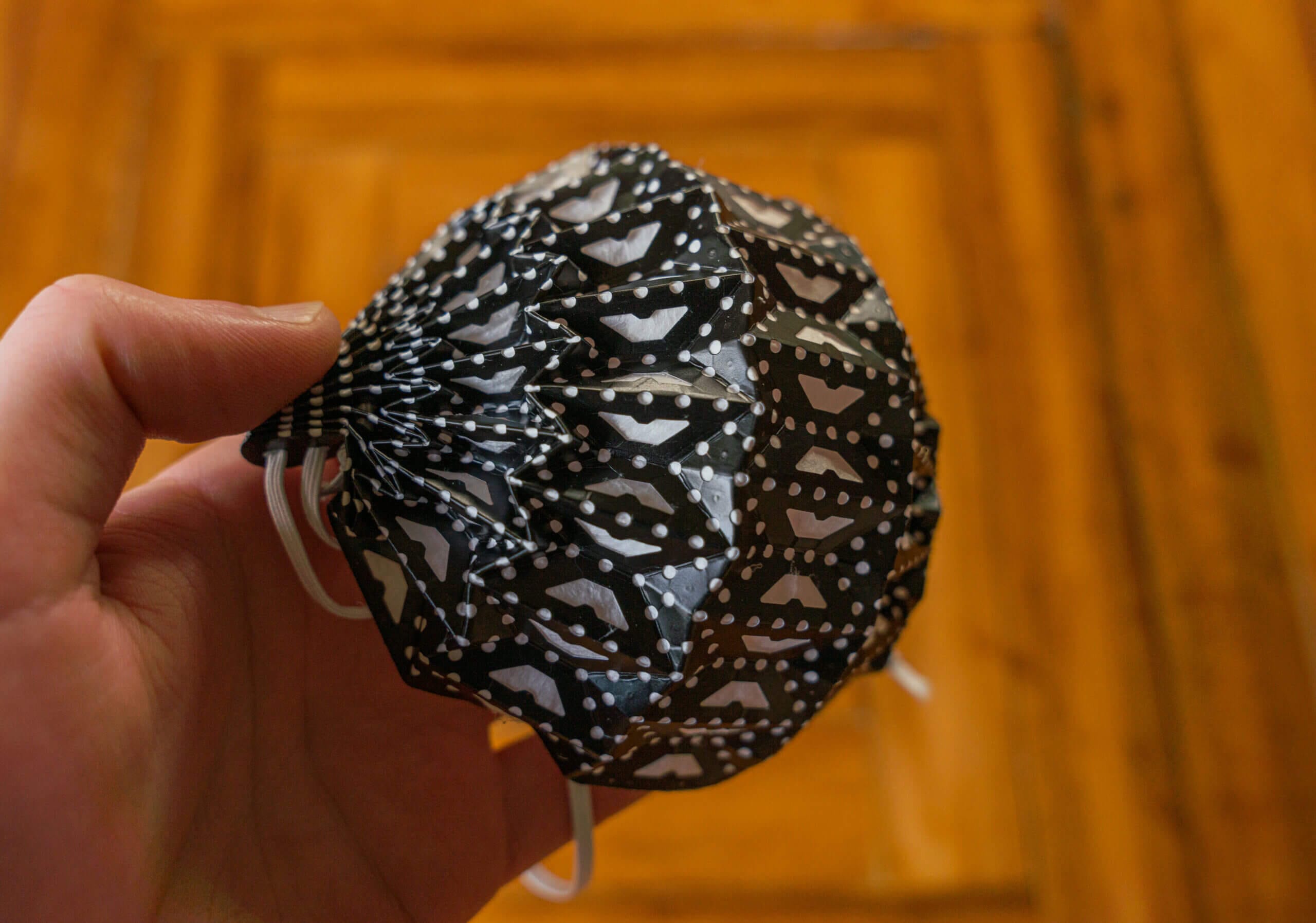 Airgami Mask Review - More Than Just Looks 1 Airgami Mask Pleated Front