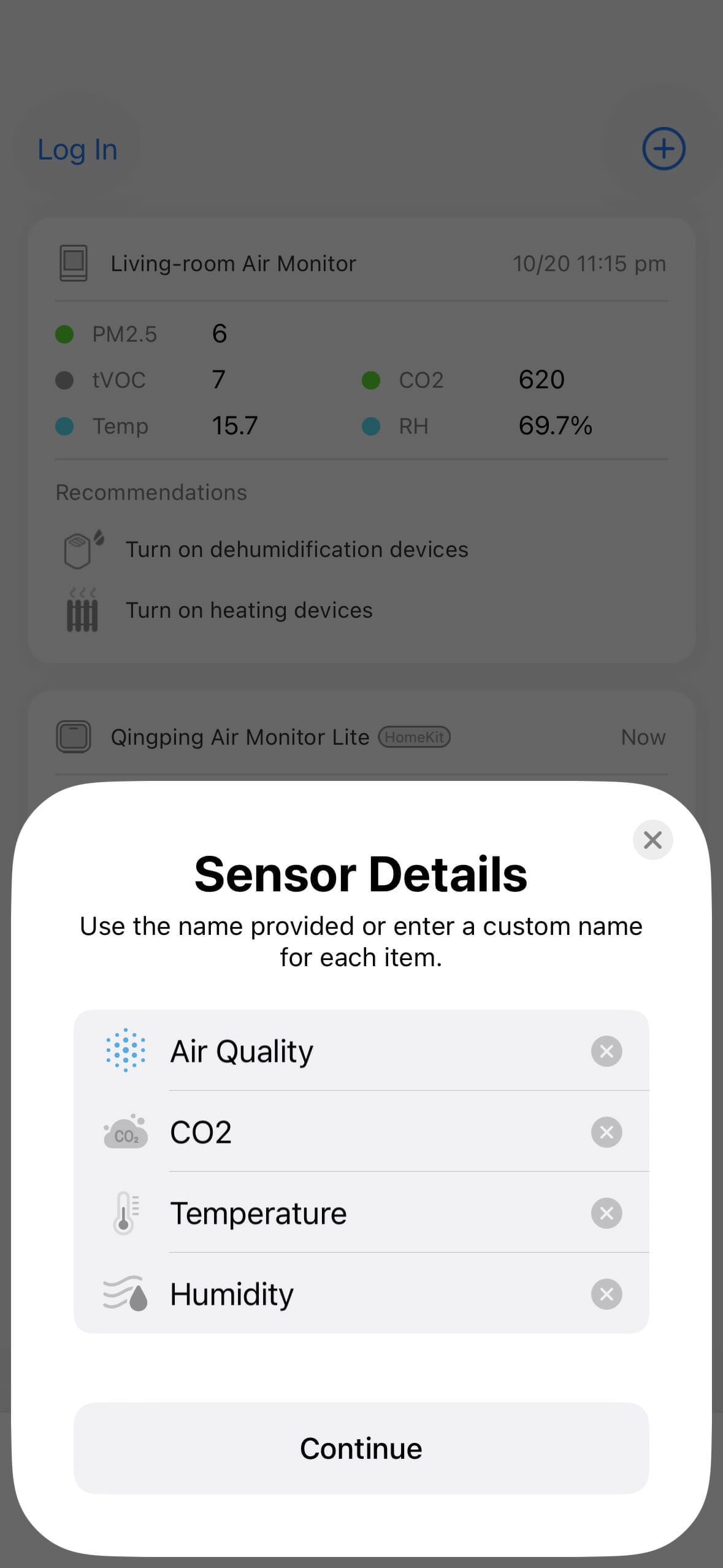 Qingping Air Monitor HomeKit