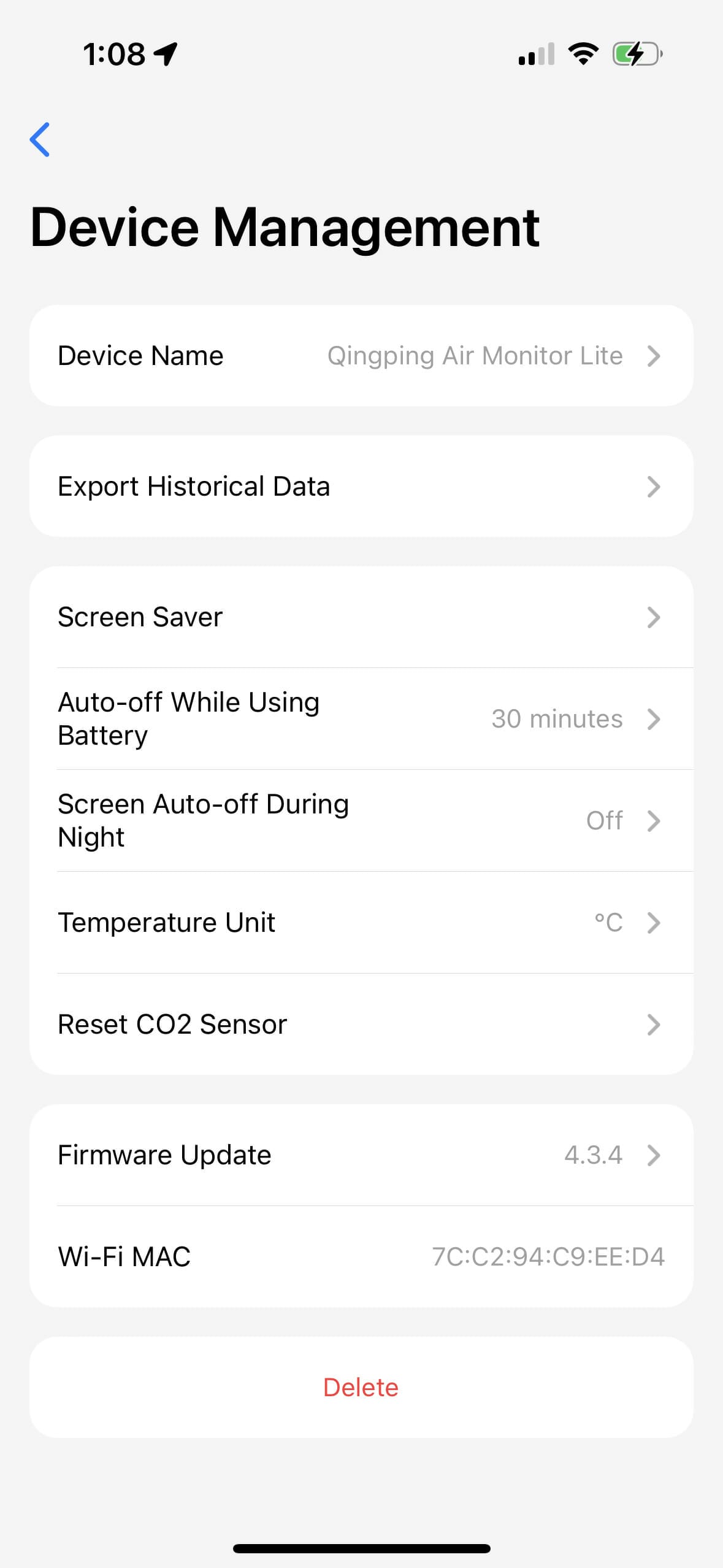 Qingping Settings 1
