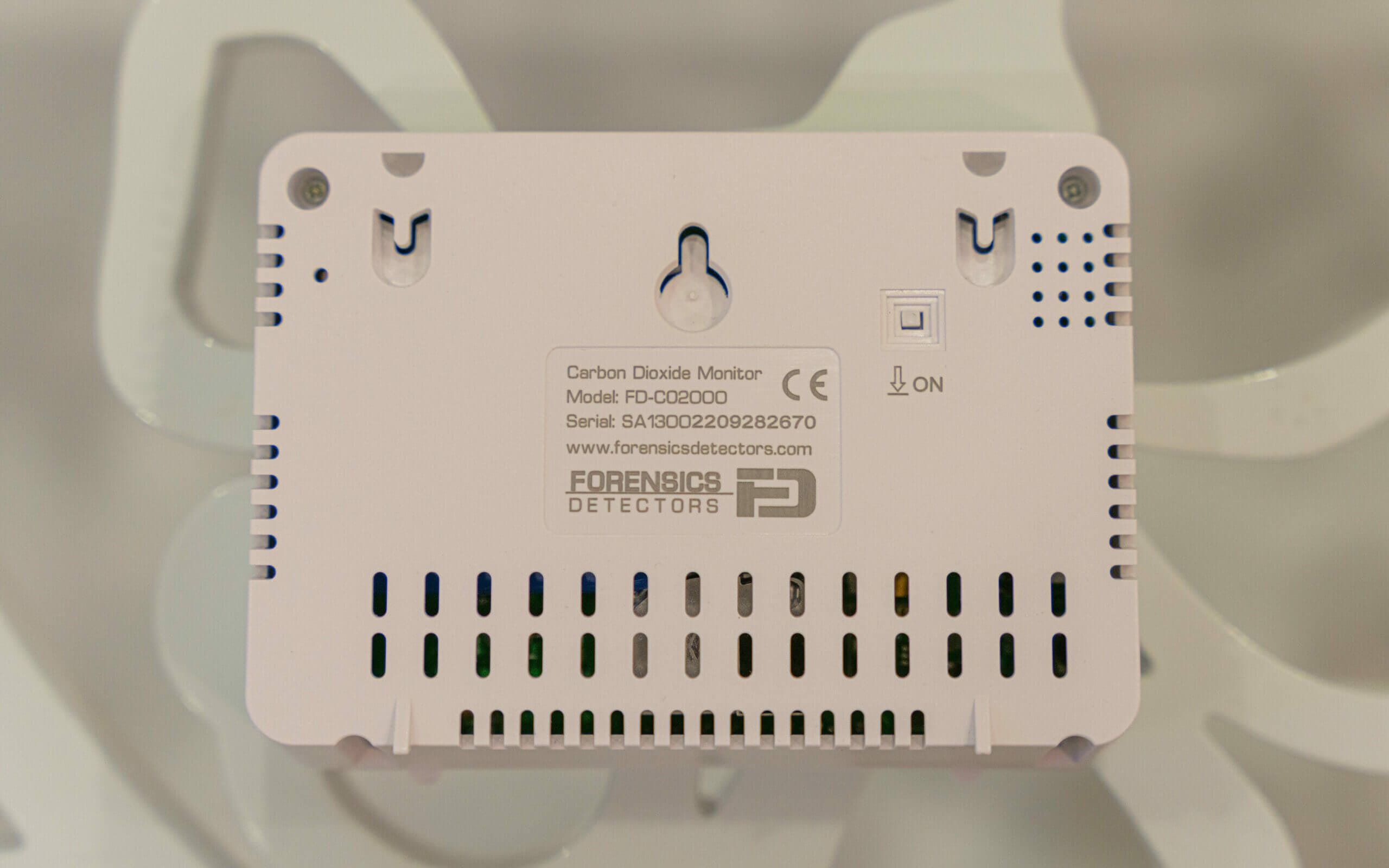 Forensics Detectors CO2 Monitor Back