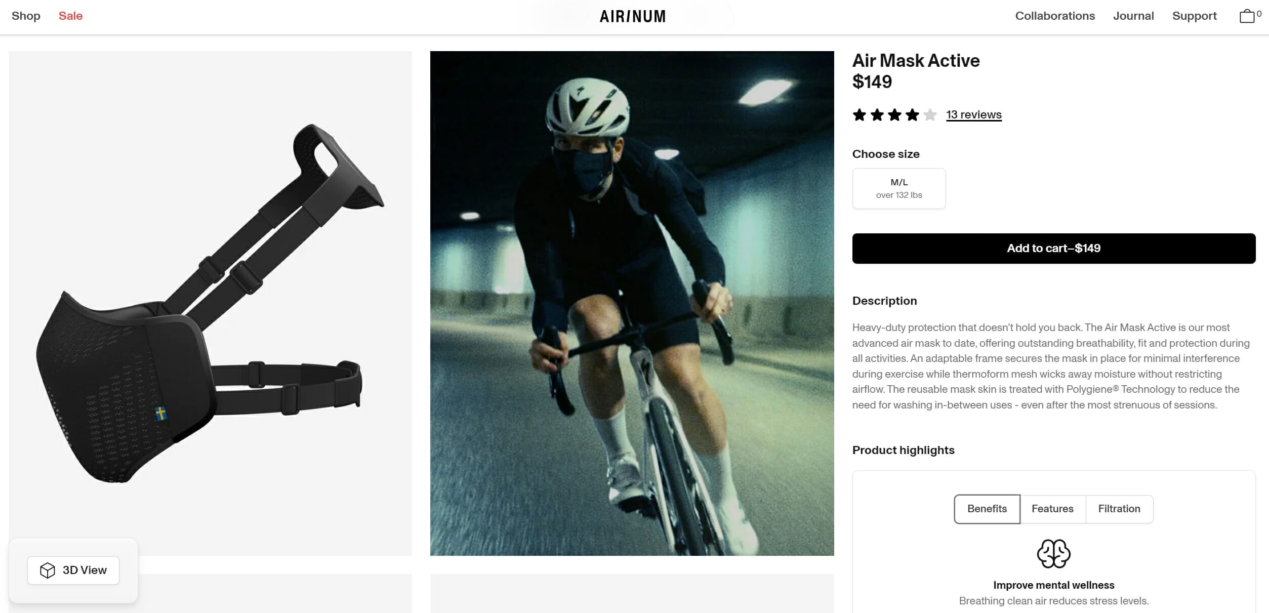 Airinum Air Mask Active Review - The Commuter Mask 13 Air Mask Active Pricing