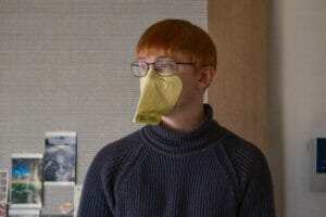 Strapless N95 (Readimask) Review - The Most Innovative N95 Respirator? 14 Strapless N95 Mask with Glasses