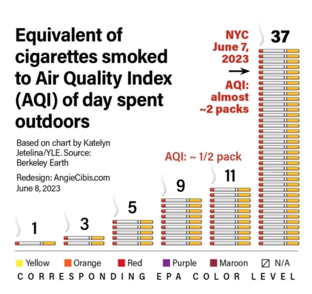 Wildfire Smoke - How To Protect Yourself During Wildfire Season 2 Wildfire cigarette equivalent