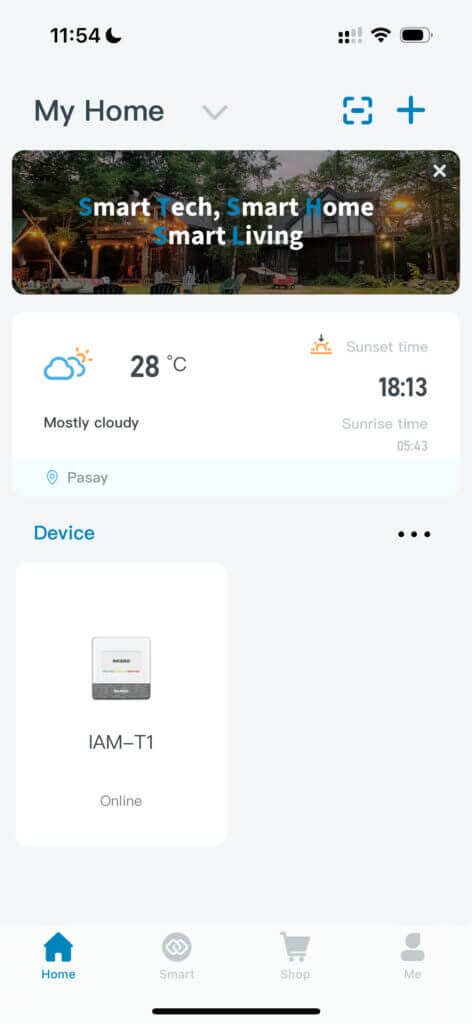 Inkbird App Homescreen