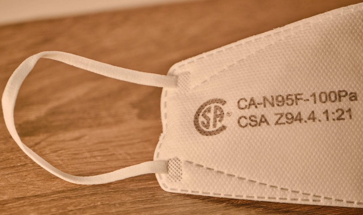 Canadamasq Q100 Review - A Fantastic Earloop Respirator! 2 CanadaMasq Q100 Certification