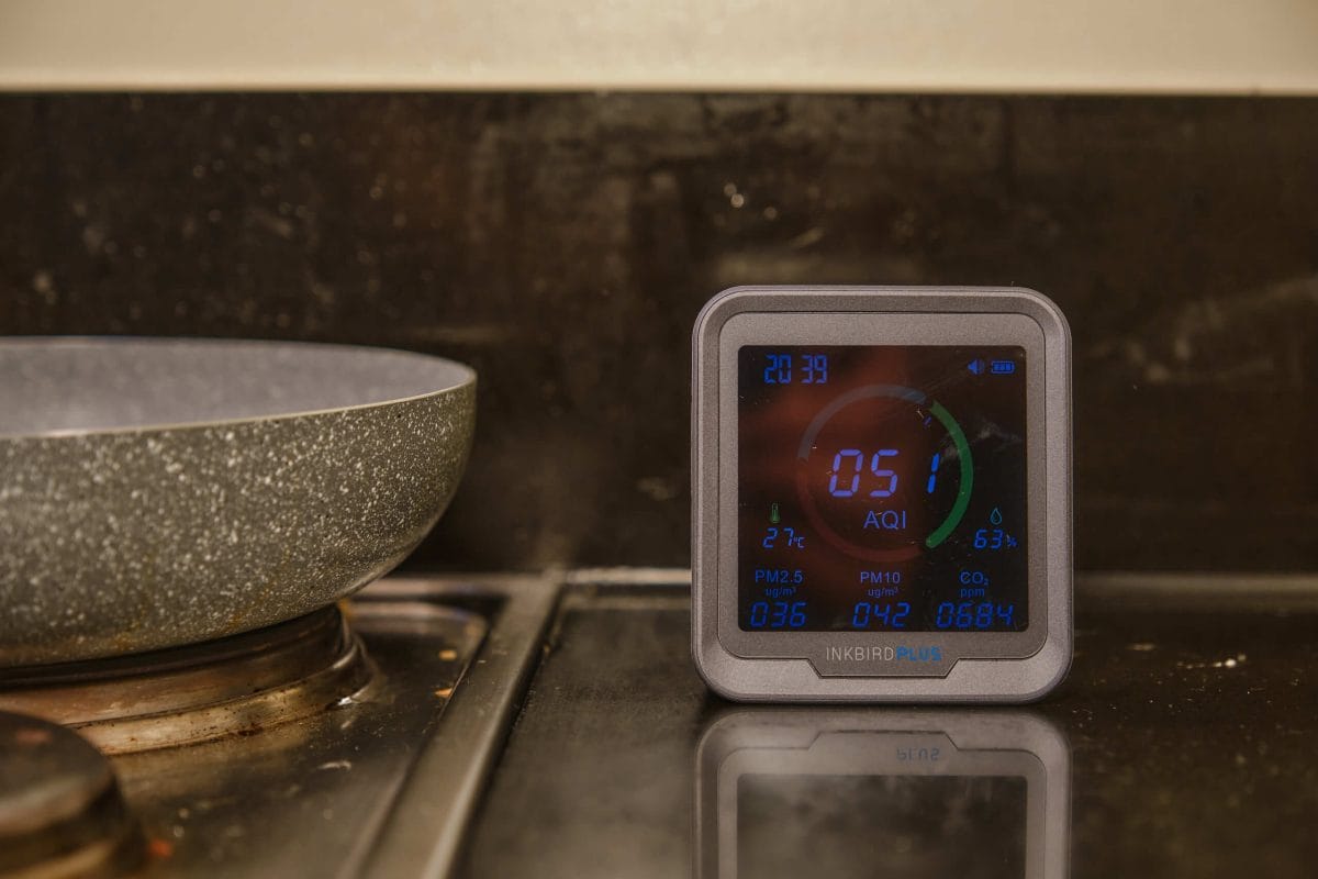 Inkbird 6-In-1 Pth-9A Air Pollution Monitor Review 9 INKBIRD 6 in 1 Monitor In the Kitchen