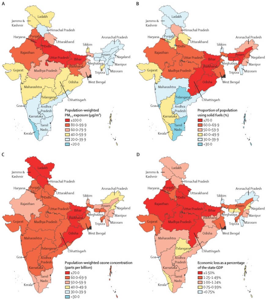 Impacts of Air Pollution in India The Lancet