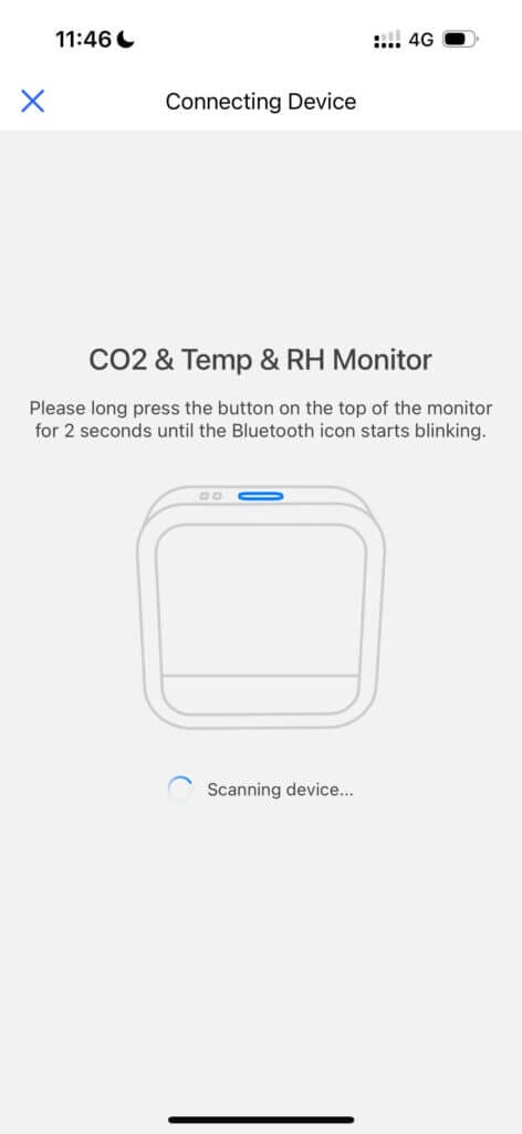 Smartair Co2 Monitor Review - A More Affordable Aranet4? 17 SmartAir Co2 Monitor Connecting 1