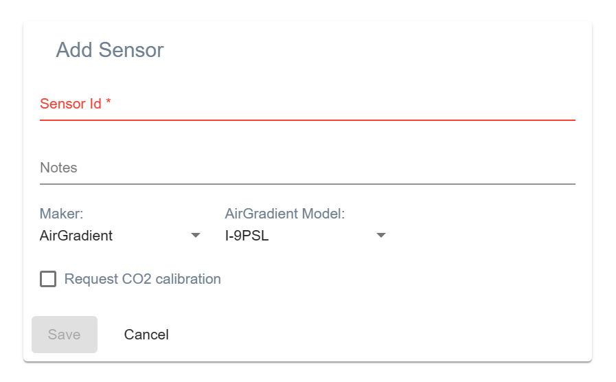 AirGradient Sensor Add