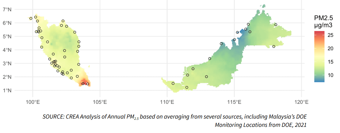 Air Pollution Across Malaysian Cities