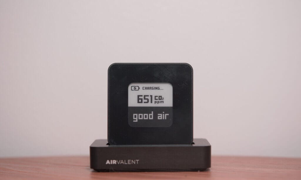AirValent CO2 Monitor with Dock