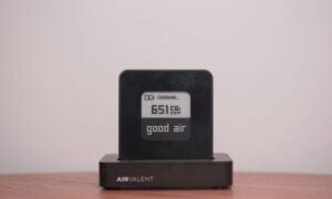 AirValent CO2 Monitor with Dock