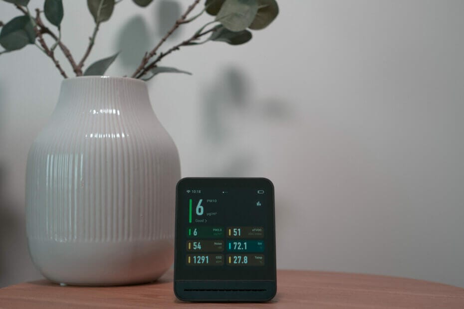 Qingping Air Quality Monitor Version 2 Screen