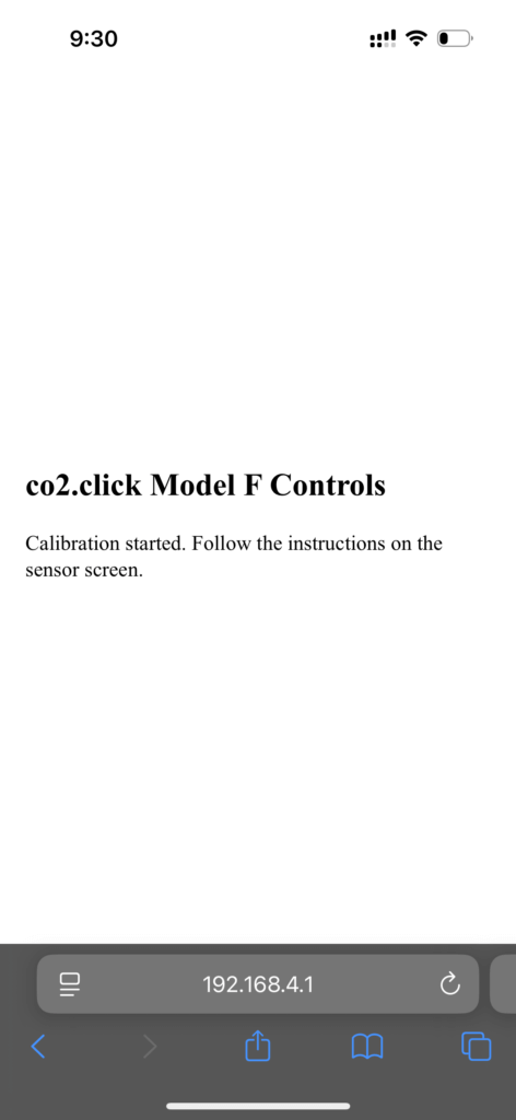 Co2 Click Model F Review - Portable Co2 Monitor 11 Model F Calibration 1