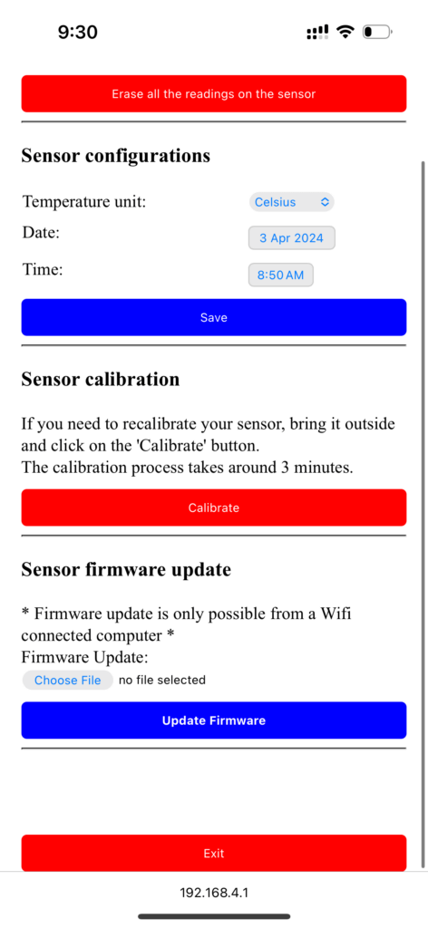 Model F Settings