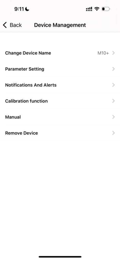 Temtop App Device Management