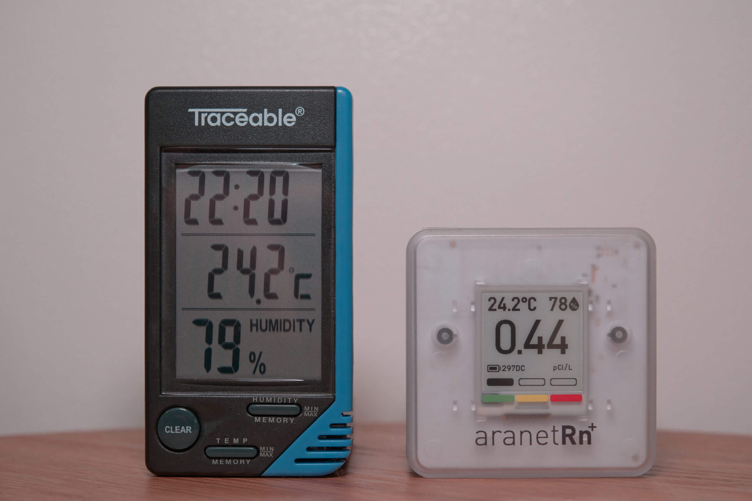 Aranet Radon Plus and Traceable