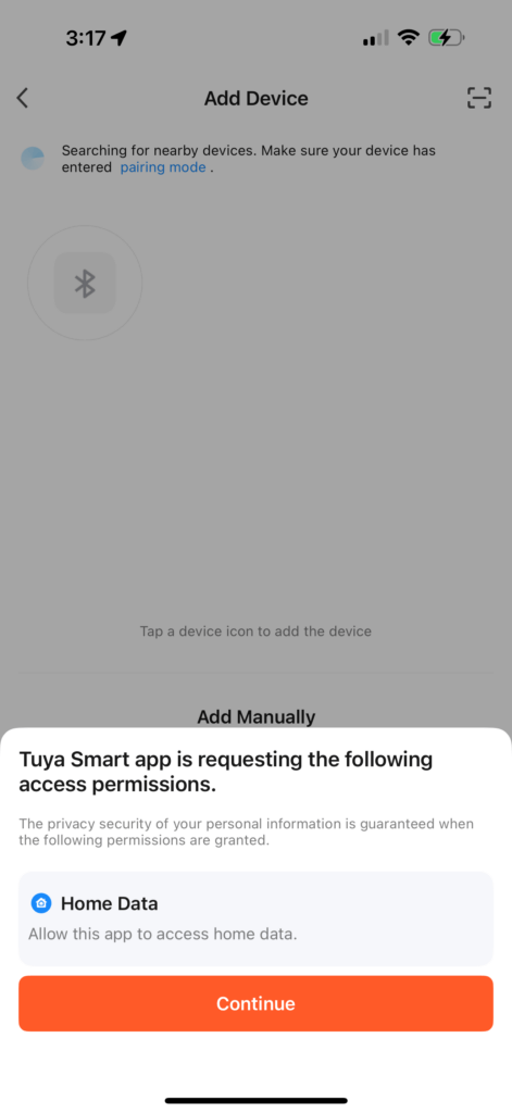 Tuya App Permissions 1