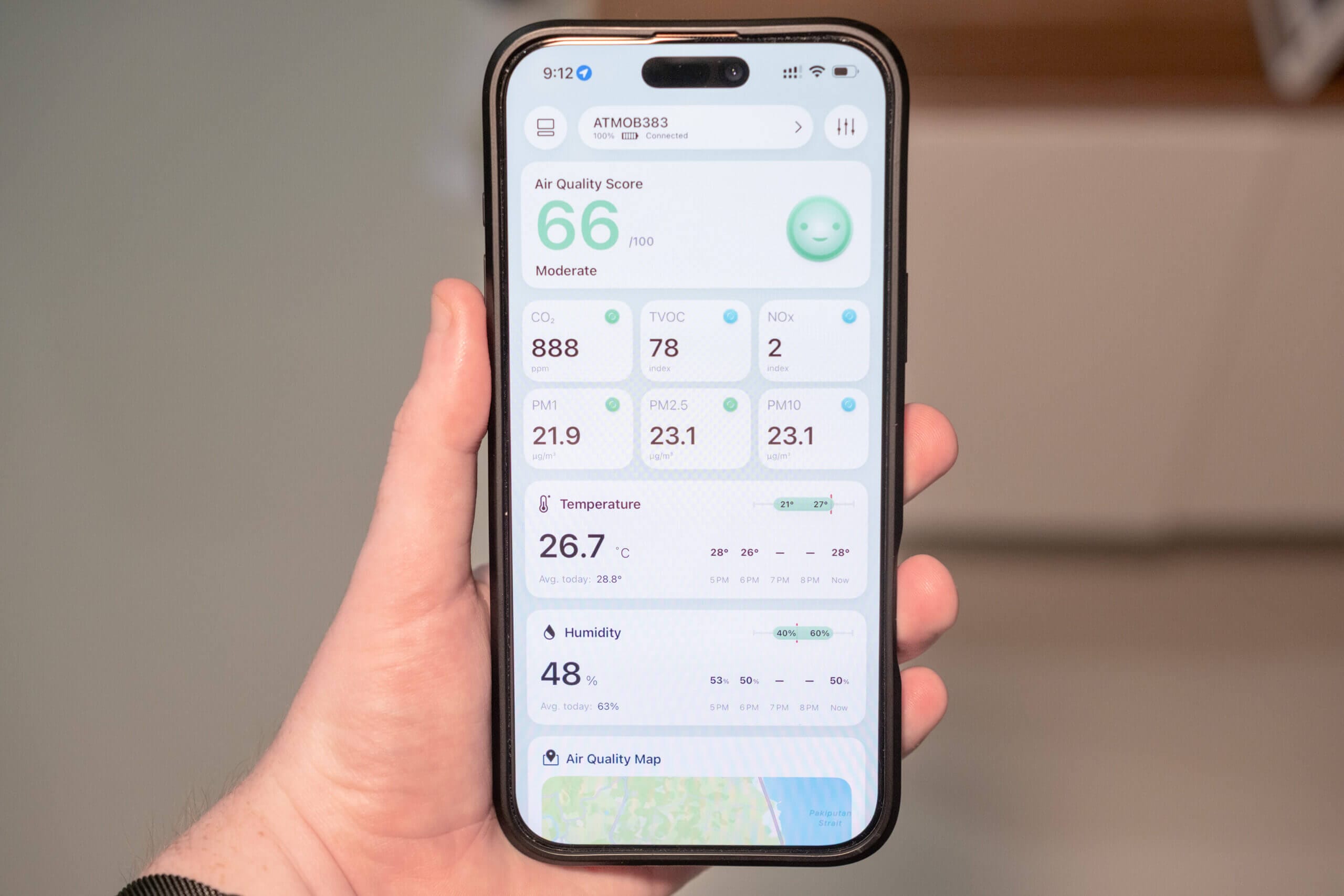 Atmotube Pro 2 Application