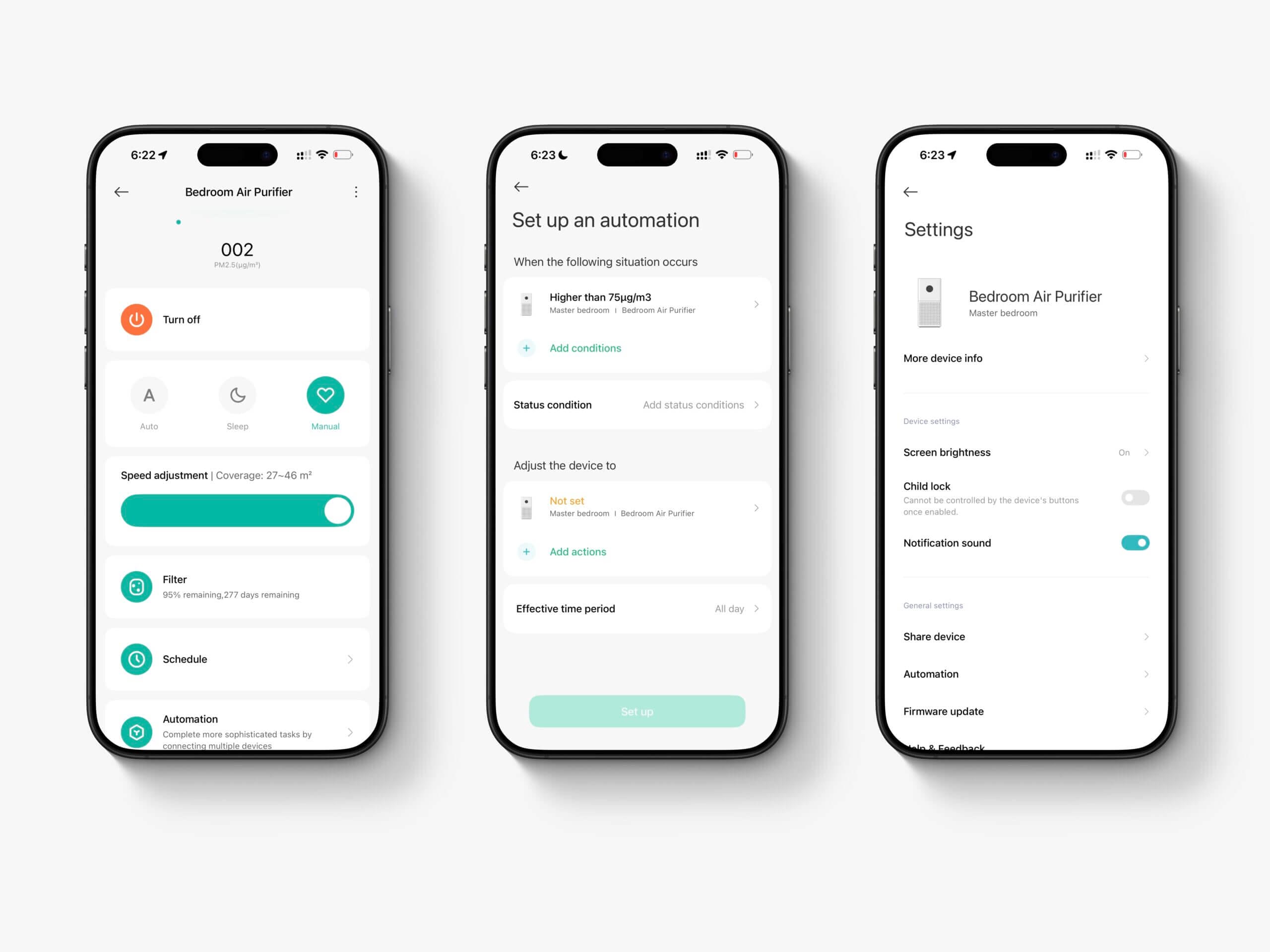 Mi Home App for Air Purifier 1
